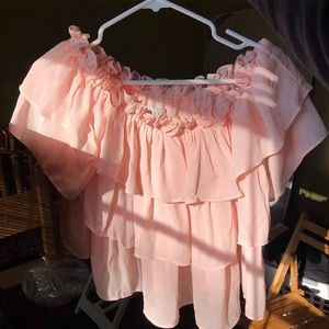 WAYF off shoulder blouse